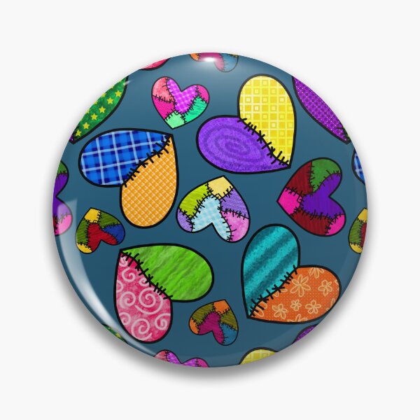 Item preview, Patchwork Hearts designed and sold by Belladonna-Lily.