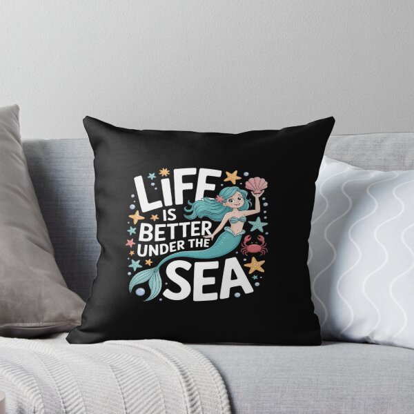 Item preview, Mermaid Lifes Under a Sea Vacation Marine designed and sold by CultureSpec.