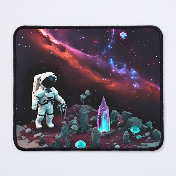 Item preview, Neon Nebula Wanderer – Ethereal Space Fantasy designed and sold by Neer arts.