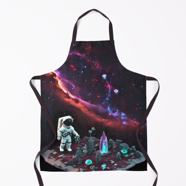 Item preview, Neon Nebula Wanderer – Ethereal Space Fantasy designed and sold by Neer arts.