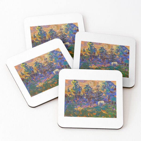 Item preview, Oleksiy Ivanyuk: Warm Evening in the Forest designed and sold by ukrainianvin.