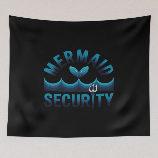 Item preview, Mermaid Security Dad Mom Family Party Mermaid Squad designed and sold by CultureSpec.