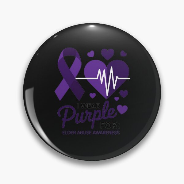 Item preview, I Wear Purple For ELDER ABUSE Awareness designed and sold by JessicaWalshdf.