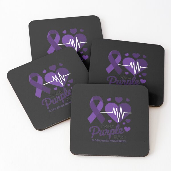 Item preview, I Wear Purple For ELDER ABUSE Awareness designed and sold by JessicaWalshdf.
