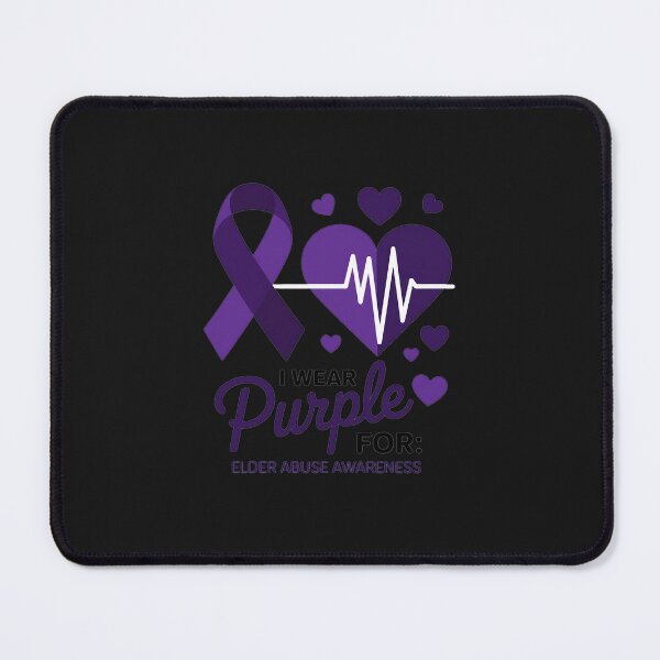 Item preview, I Wear Purple For ELDER ABUSE Awareness designed and sold by JessicaWalshdf.