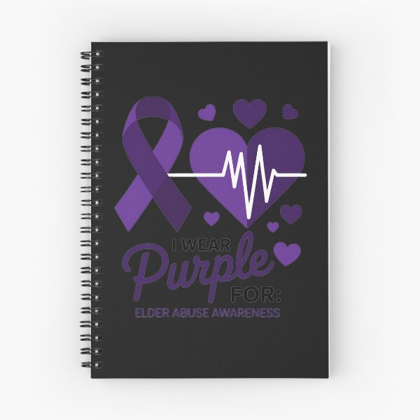 Item preview, I Wear Purple For ELDER ABUSE Awareness designed and sold by JessicaWalshdf.