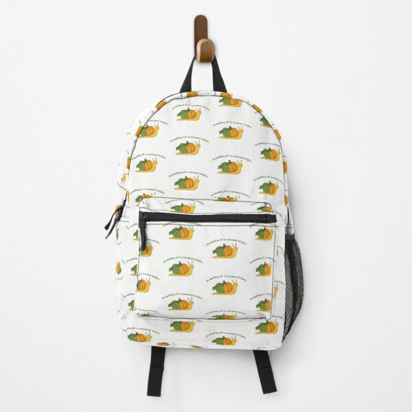 Item preview, Skedaddling Off to Autumnal Delights – Cute Snail Fall Season Illustration designed and sold by Printsouf.