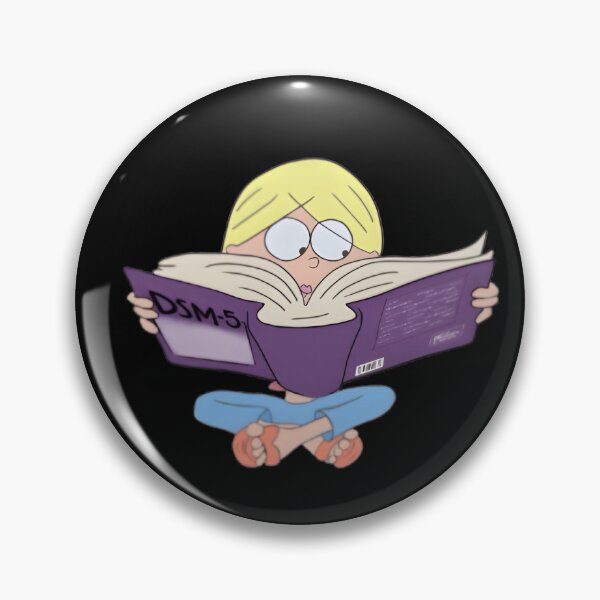 Item preview, Mini Lizzie Reading The DSM-5 designed and sold by jwadelbraylen.