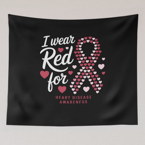 Item preview, I Wear Red For Heart Disease Awareness designed and sold by JessicaWalshdf.