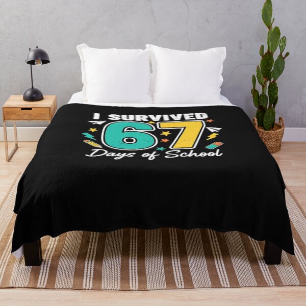 Item preview, I Survived 67 Days Of School Funny 67 Teachers Students Meme designed and sold by TalalosART.