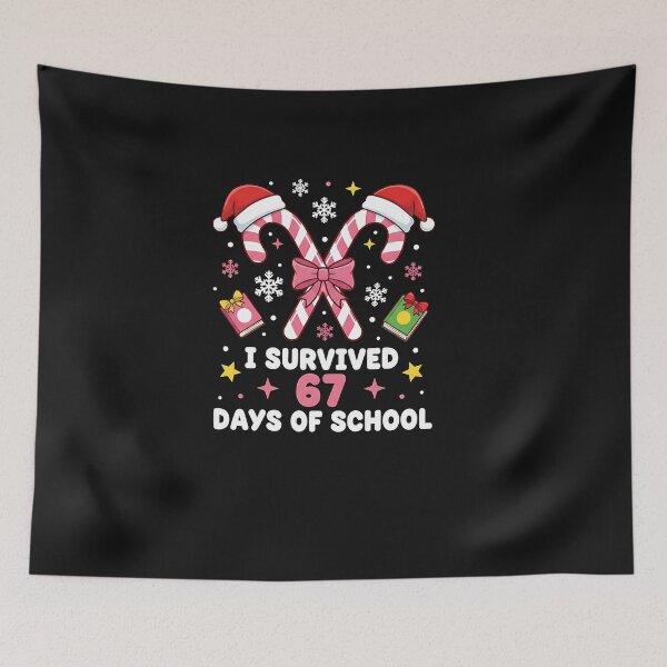 Item preview, I Survived 67 Days Of School Funny 67 Teachers Students Meme  designed and sold by TalalosART.
