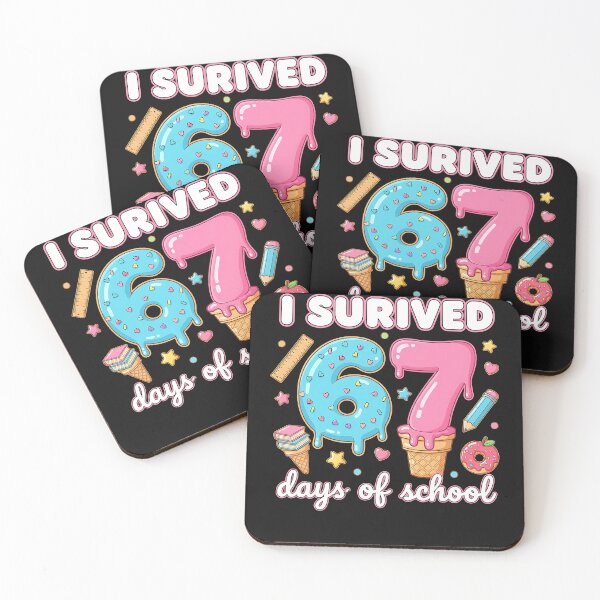 Item preview, I Survived 67 Days Of School Funny 67 Teachers Students Meme  designed and sold by TalalosART.