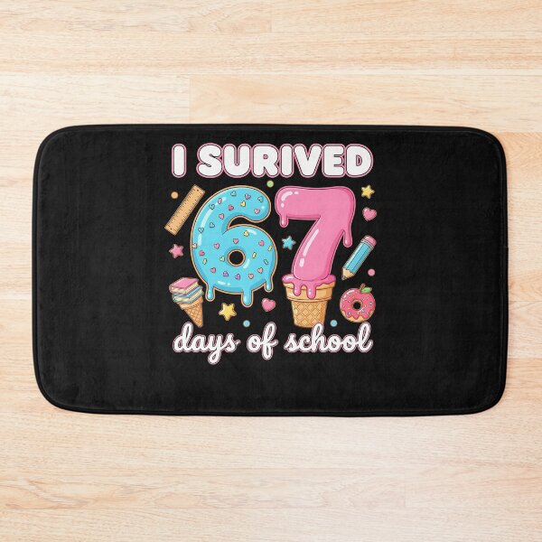 Item preview, I Survived 67 Days Of School Funny 67 Teachers Students Meme  designed and sold by TalalosART.