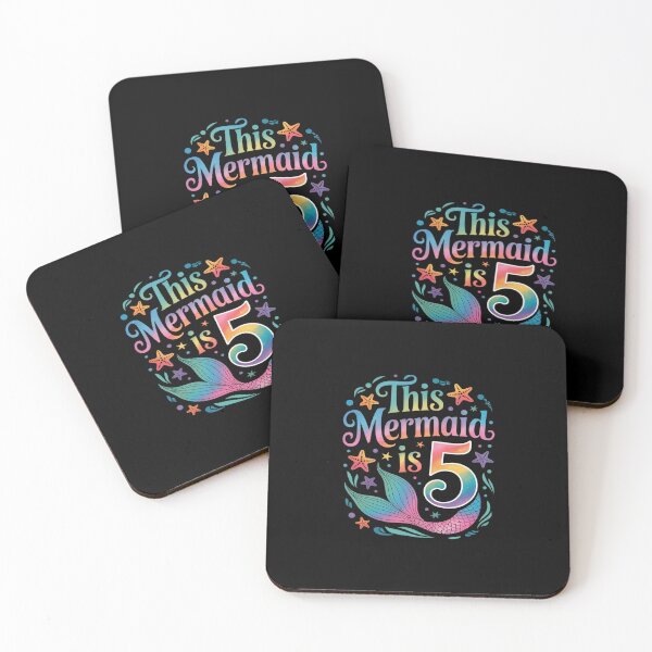 Item preview, Mermaid Tale Birthday This Mermaid is 5 Party designed and sold by CultureSpec.