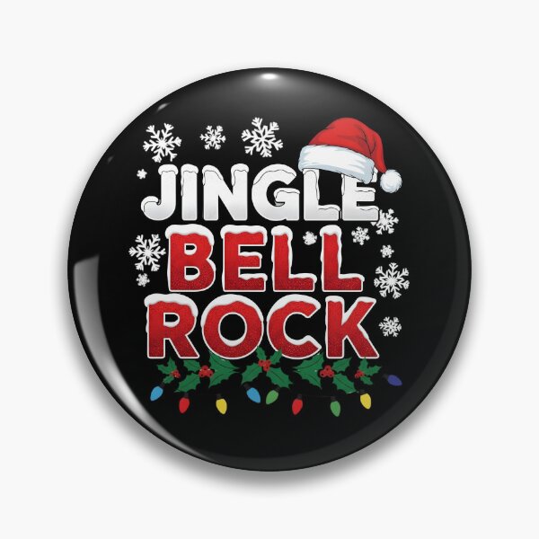 Item preview, Festive Jingle Bell Rock in Snowy Holiday Glow designed and sold by MotivaChic.