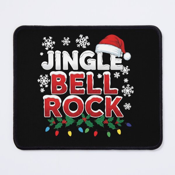 Item preview, Festive Jingle Bell Rock in Snowy Holiday Glow designed and sold by MotivaChic.