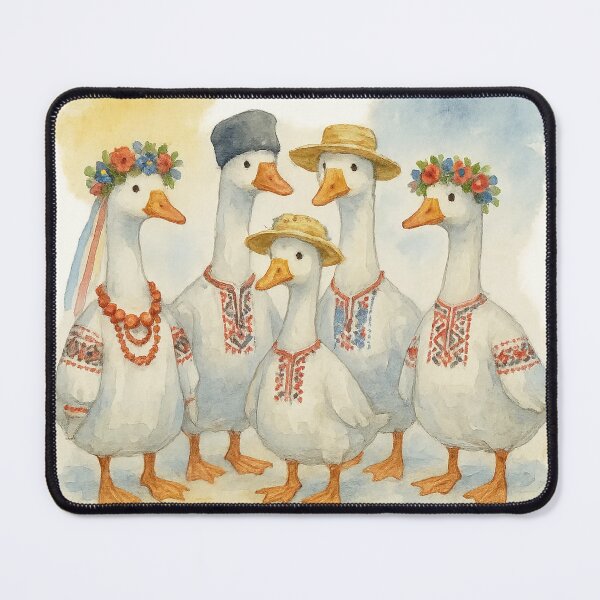 Item preview, 5 Ukrainian Gees in Watercolors designed and sold by SmilingAnny.