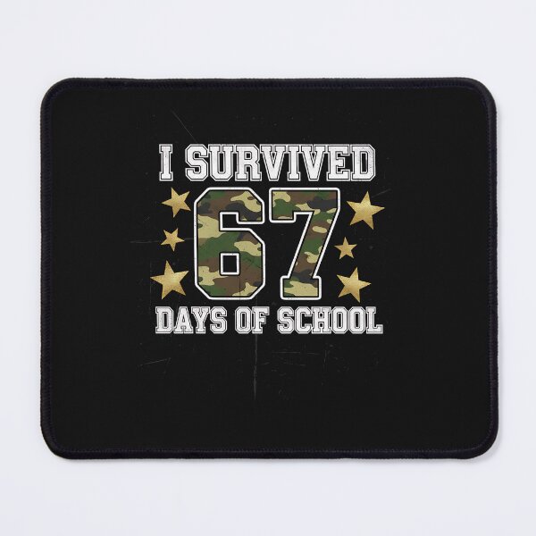 Item preview, I Survived 67 Days Of School Funny Camo Six Seven Teacher designed and sold by TalalosART.