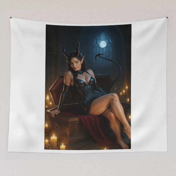 Item preview, Demoness coffin   designed and sold by CathryneDelamort.