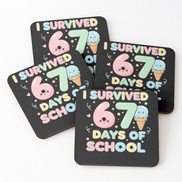 Item preview, I Survived 67 Days Of School Funny Six Seven 6 7 Teachers  designed and sold by TalalosART.