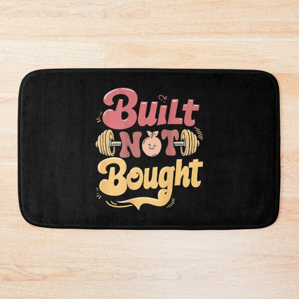 Item preview, Built Not Bought Workout Pump Cover Gym Weightlifting designed and sold by BrandyMartha.