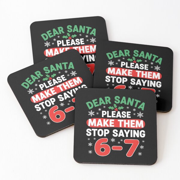 Item preview, Dear Santa Stop Them Saying 6-7 Christmas designed and sold by MotivaChic.