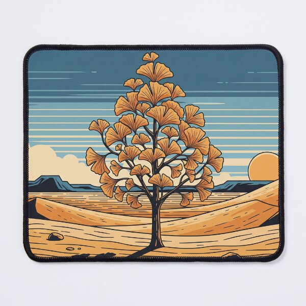Item preview, Ginkgo tree in the desert designed and sold by LP-ART by Lutz Peter.