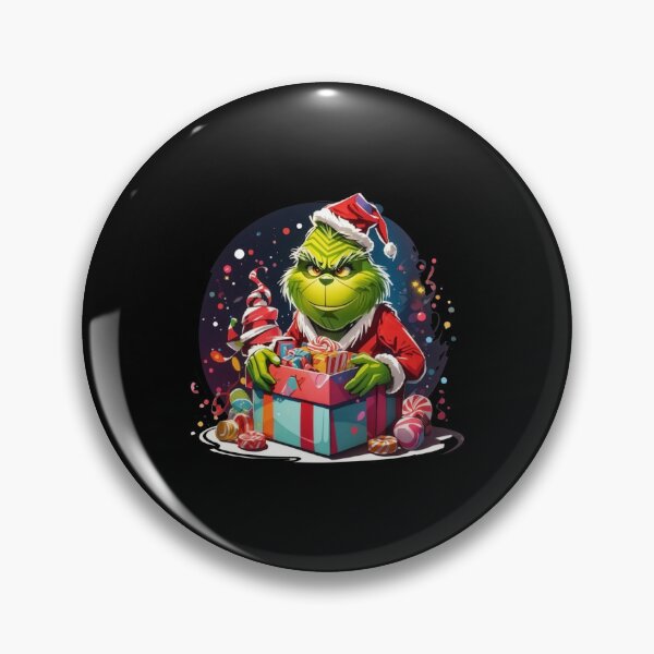 Item preview, Grinch Christmas Gift Box Art – Festive Holiday Illustration designed and sold by juniaheneili.