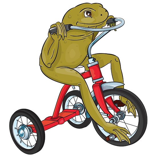 "Tricycle Frog" Posters by Nathan Smith Redbubble