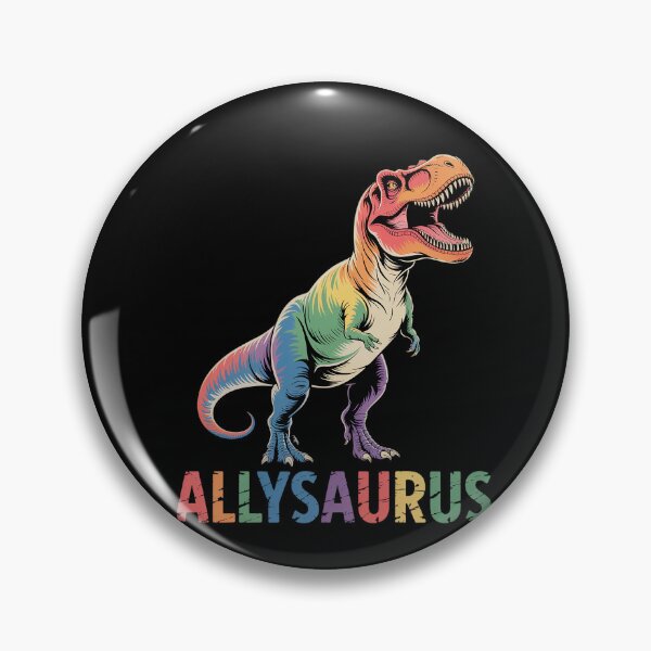 Item preview, Dinosaur Lgbt Gay Pride Flag Allysaurus  designed and sold by NewIdeasSArt.