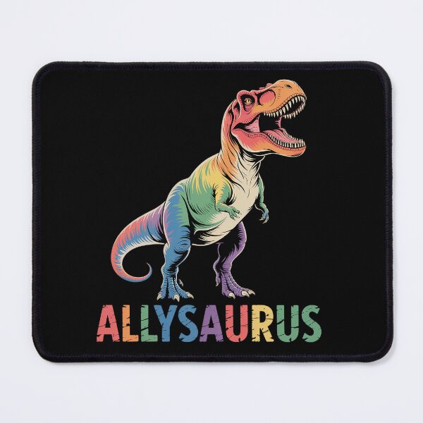 Item preview, Dinosaur Lgbt Gay Pride Flag Allysaurus designed and sold by NewIdeasSArt.