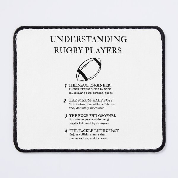 Item preview, Rugby Humor Gift for Players designed and sold by PsyFlow35.
