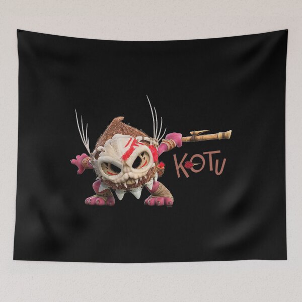 Item preview, Maui Kakamora Warrior Art – Tribal Island Style Cute Battle Pose designed and sold by juniaheneili.