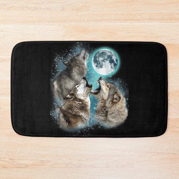 Item preview, 3 Wolf Moon Howling Wolf Head Funny Wolves For Men, Women designed and sold by Corneliusass.