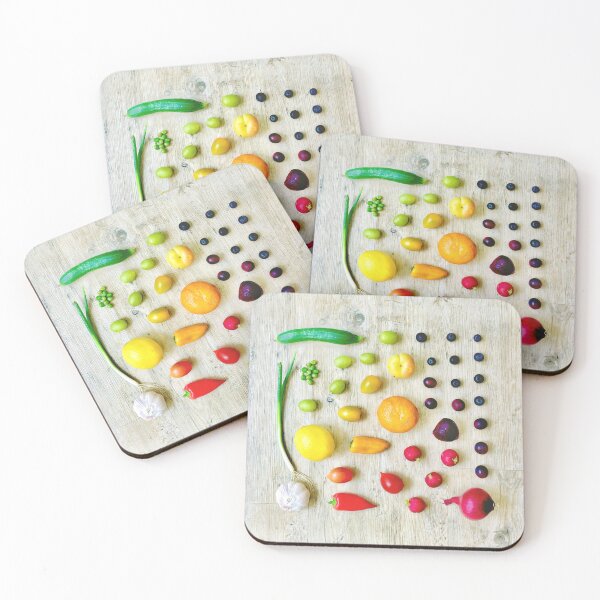 Item preview, Fruit and Vegetables Flat-Lay designed and sold by Coloramma.