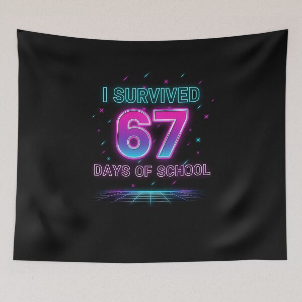 Item preview, I Survived 67 Days Of School Funny Camo Six Seven Teacher  designed and sold by TalalosART.