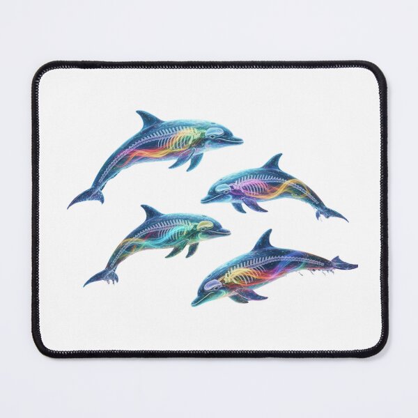 Item preview, Colorful Dolphin Anatomy Art designed and sold by GloriousArtSKD.