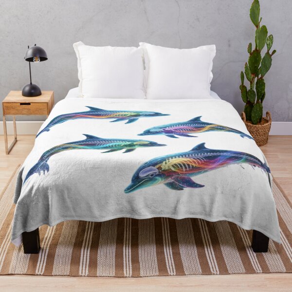 Item preview, Colorful Dolphin Anatomy Art designed and sold by GloriousArtSKD.
