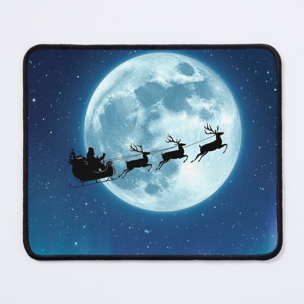 Item preview, Moonlit Santa Night Journey designed and sold by ChicTrendz.