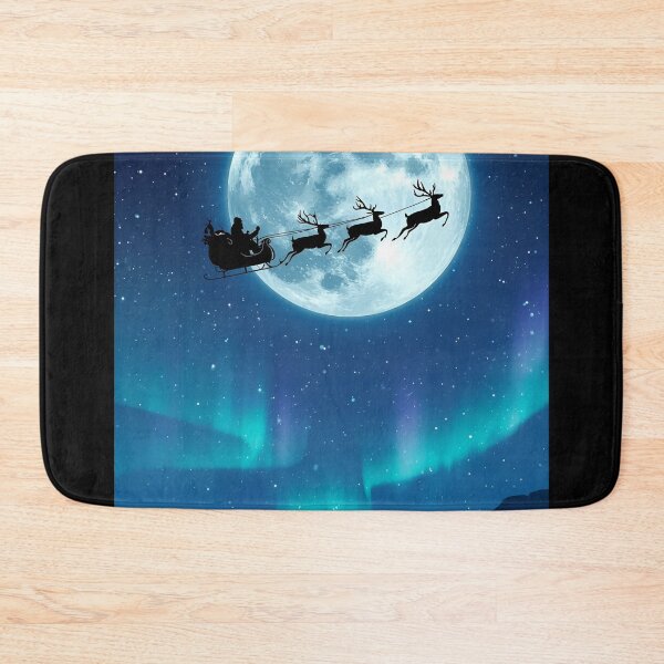 Item preview, Moonlit Santa Night Journey designed and sold by ChicTrendz.