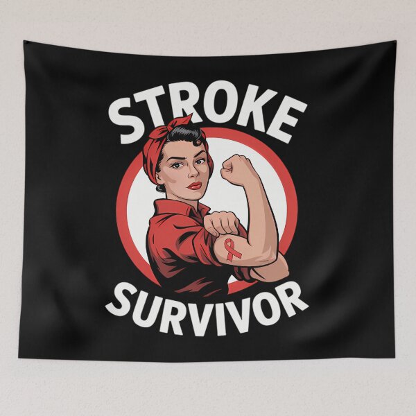 Item preview, Stroke Survivor Stroke Awareness Ribbon designed and sold by AmericaKub.