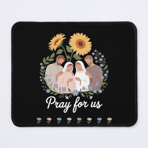 Item preview, Catholic Saints Floral Women Religious Men Women Kids designed and sold by RoyTill0Art.