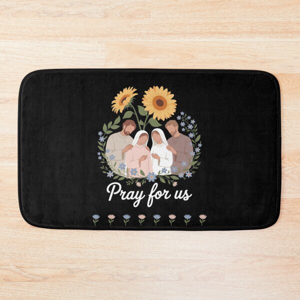 Item preview, Catholic Saints Floral Women Religious Men Women Kids  designed and sold by RoyTill0Art.