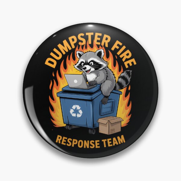 Item preview, Dumpster Fire Response Team Leader Work  designed and sold by AmericaKub.