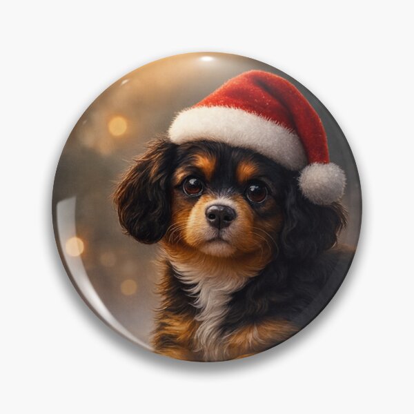 Item preview, Cute Cavalier Christmas Holiday Sign designed and sold by GivingJoy.