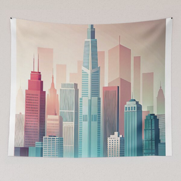 Item preview,  Minimalist skyline of  Chicago  designed and sold by paulrommer.