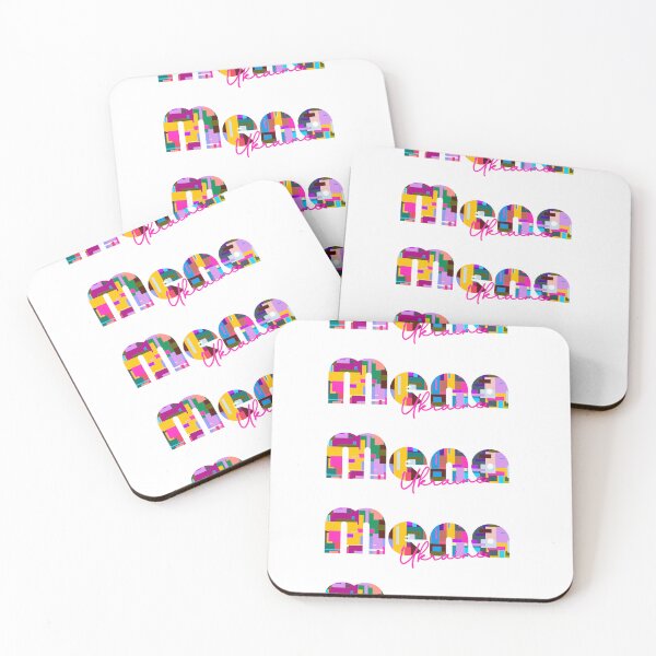 Item preview, Mena, Ukraine, Vibrant Abstract City Typography Art designed and sold by Wanderful-roads.