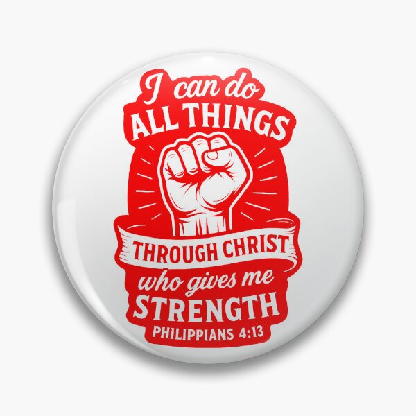 Item preview, Philippians 4:13 I can do all things through Christ who gives me strength designed and sold by plushism.