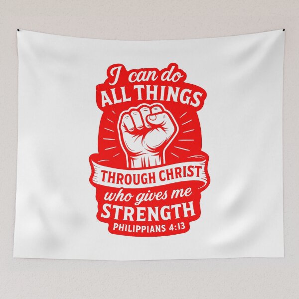 Item preview, Philippians 4:13 I can do all things through Christ who gives me strength designed and sold by plushism.