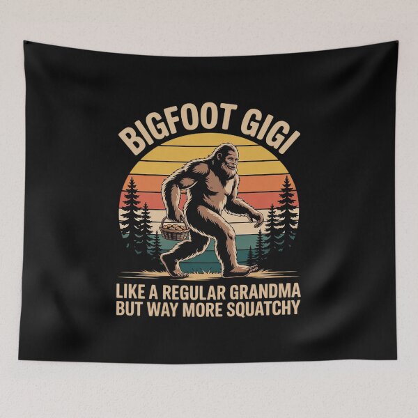 Item preview, Bigfoot Gigi Like A Regular Grandma But More Squatchy designed and sold by KonstanKoraner.